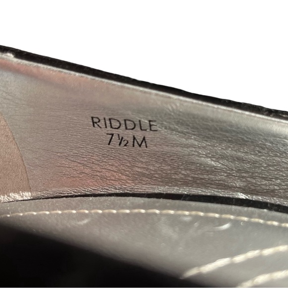 Tahari Riddle Open Toe Pumps Croc Print Elegant - Picture 7 of 10